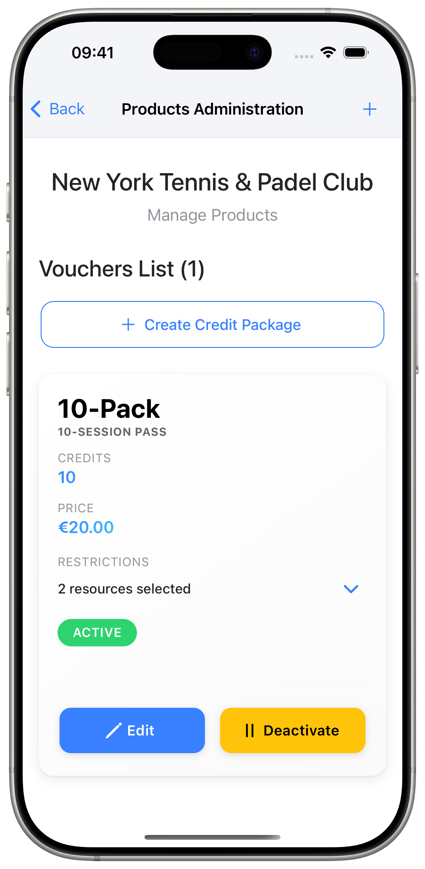 Passes and payments.