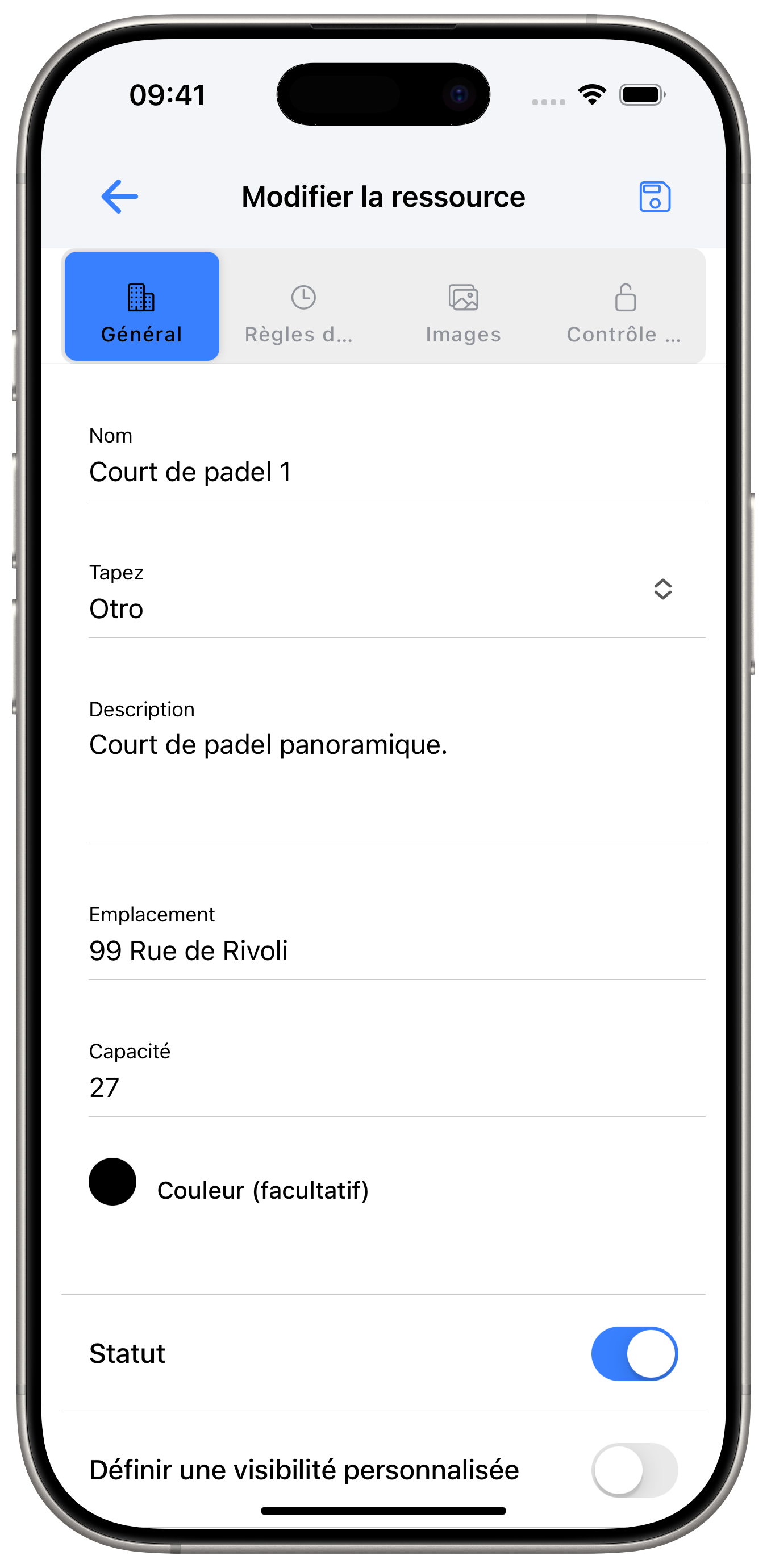 Gérez les ressources.