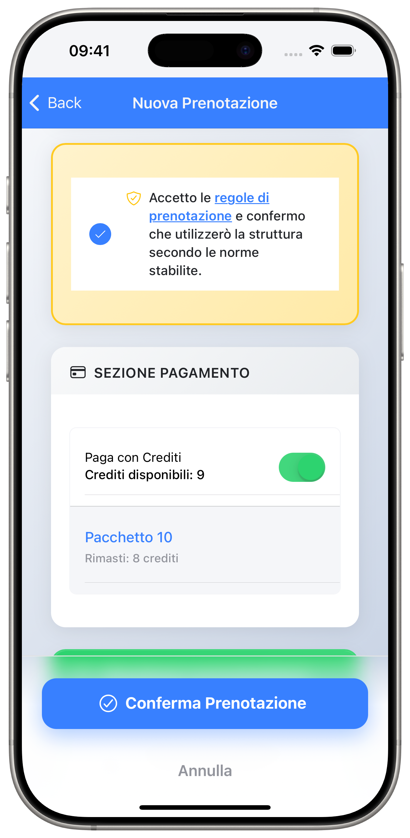 Usa il tuo buono o paga con carta.